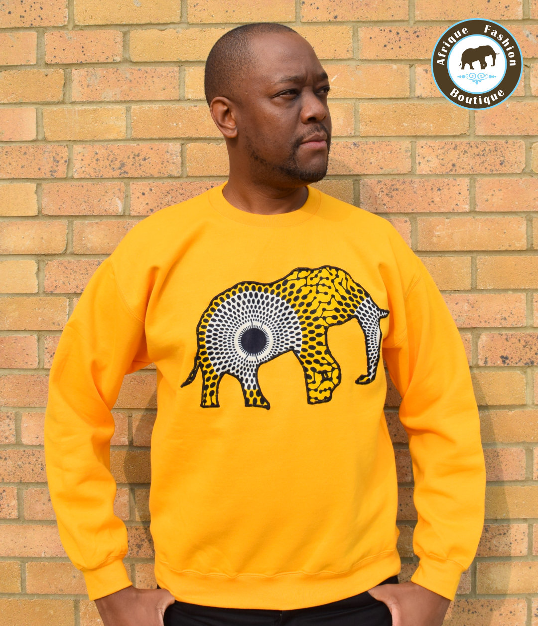 african print sweatshirt